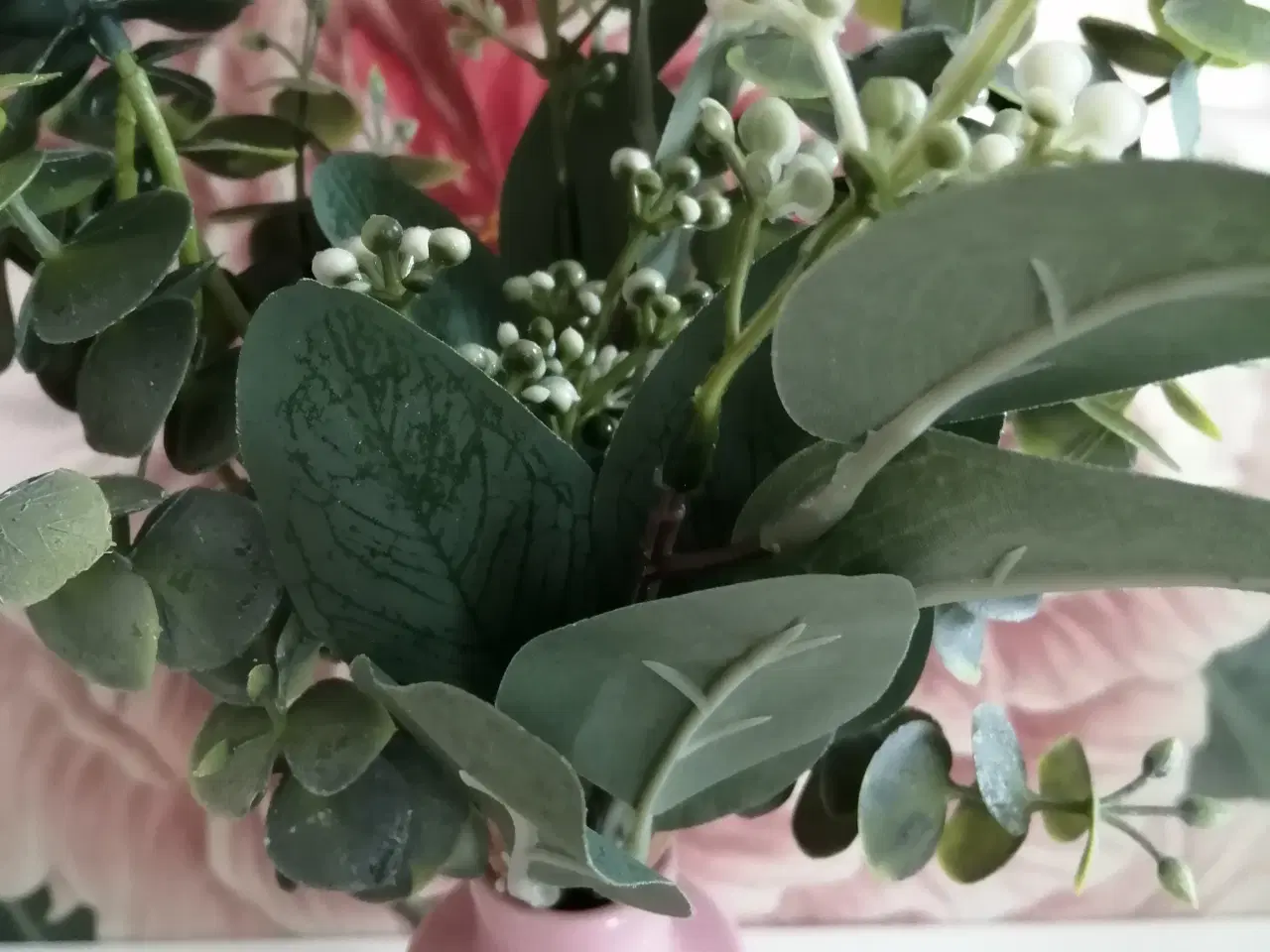 Billede 2 - NYE kunstige blomster eukalyptus buket 
