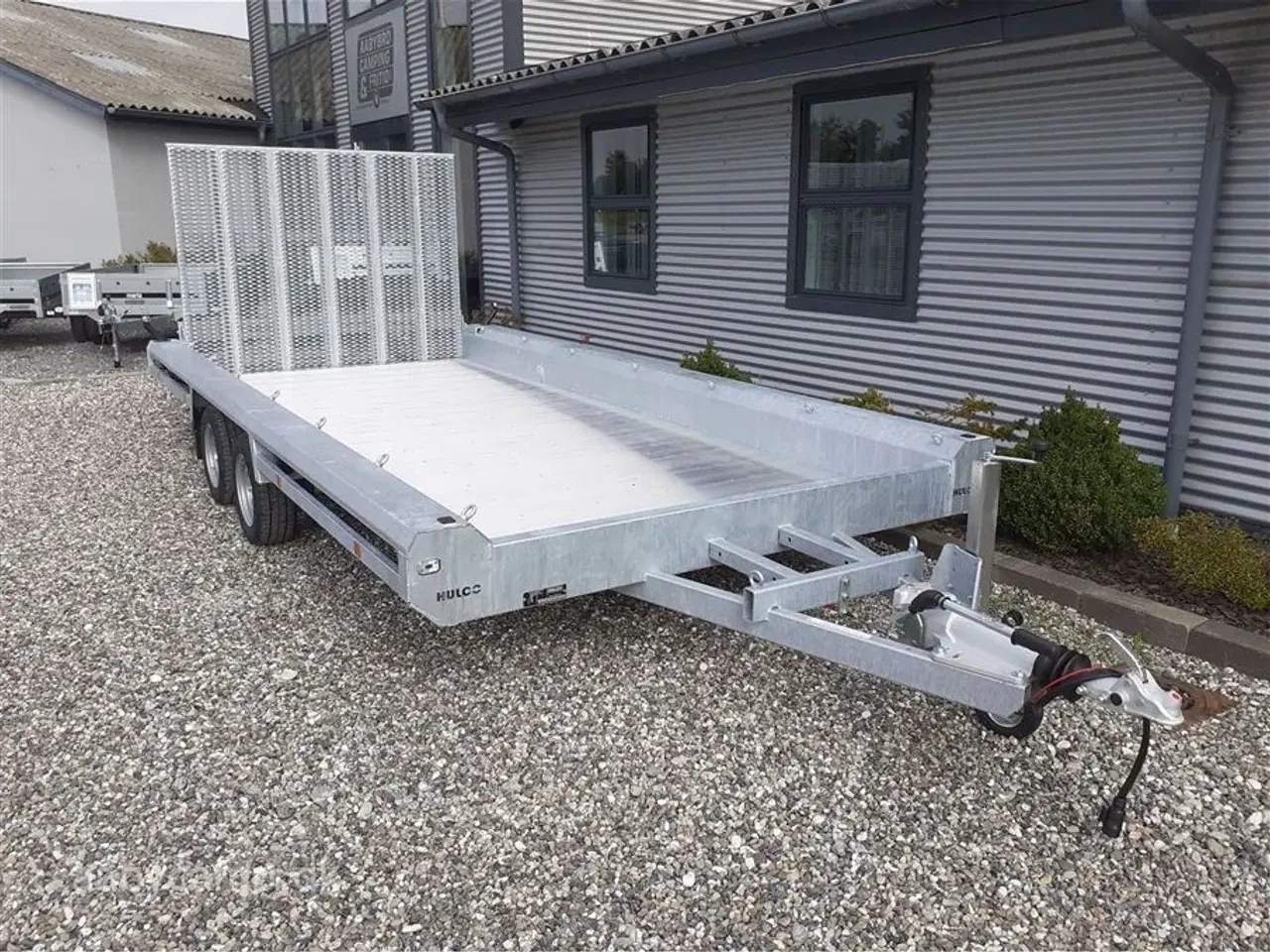 Billede 4 - 0 - Hulco Terrax 2 3500 469x195   stærk og robust maskintrailer. 150 cm rampe. og ekstra lang lad længde. 2 aksler.