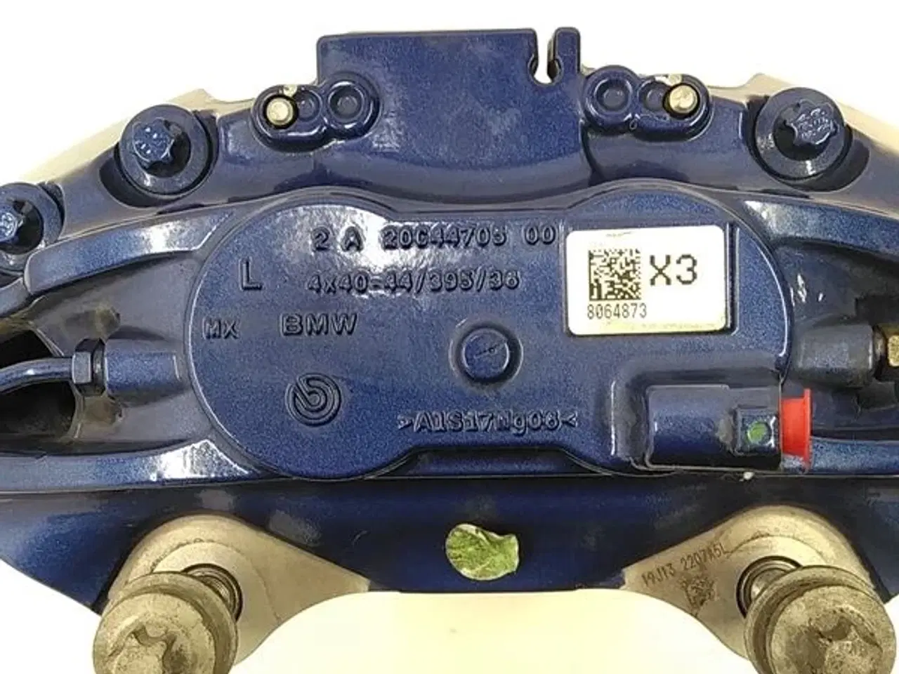 Billede 5 - Bremsekaliper 4 stemplet M Blå H.-side for K18458 BMW X5 (G05) X7 (G07) X3 M (F97) X4 M (F98) X6 (G06) X3 M (F97 LCI) X4 M (F98 LCI) X7 (G07LCI)