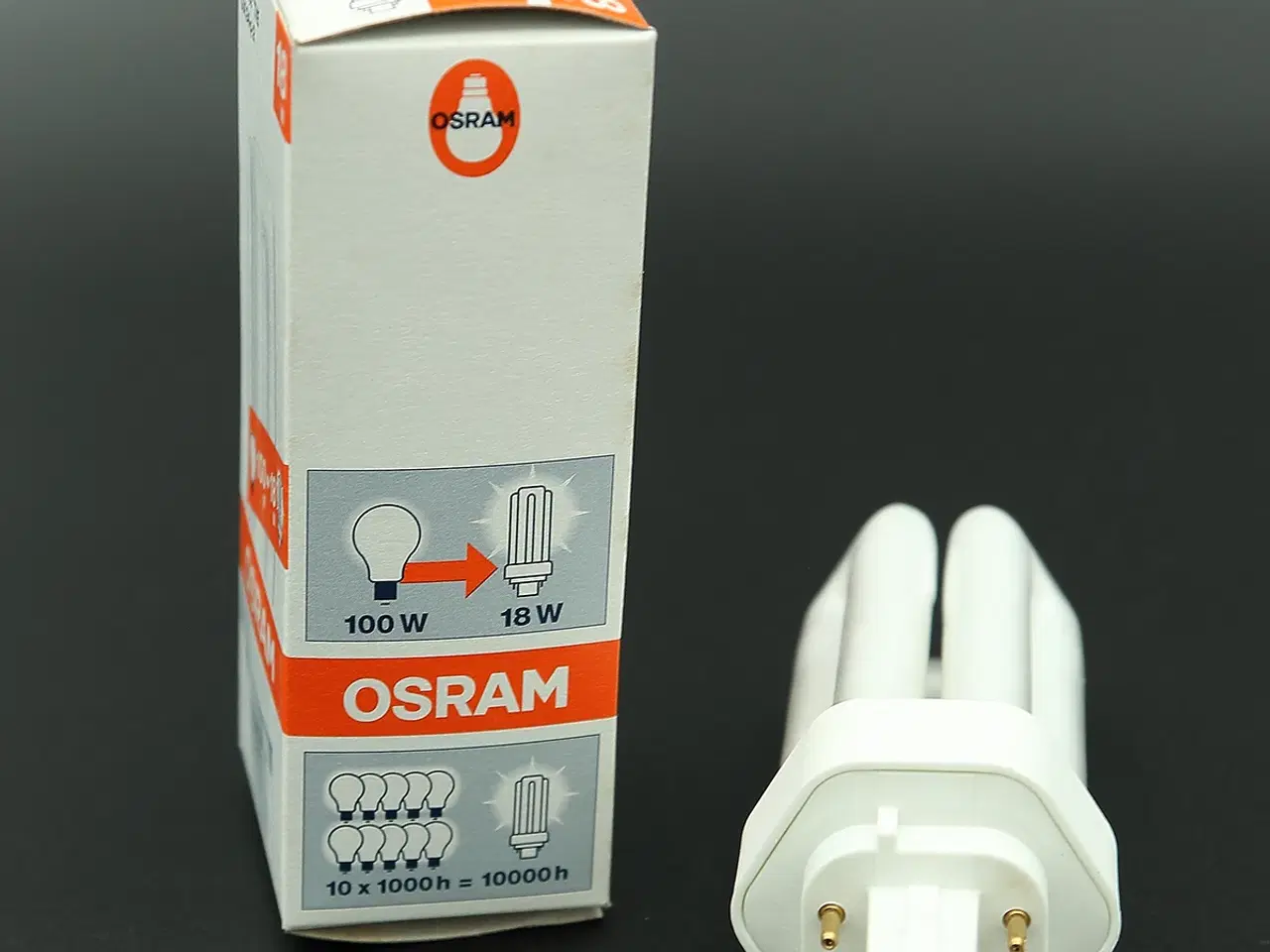 Billede 2 - UBRUGT Osram Dulux T/E GX 24q-2