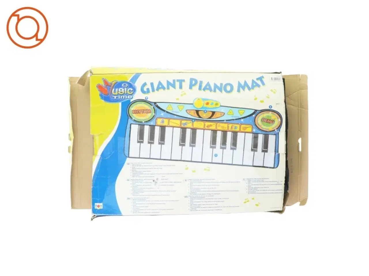 Billede 2 - Klaver, Giant piano mat fra Music Time (str. 55 x 40 cm)