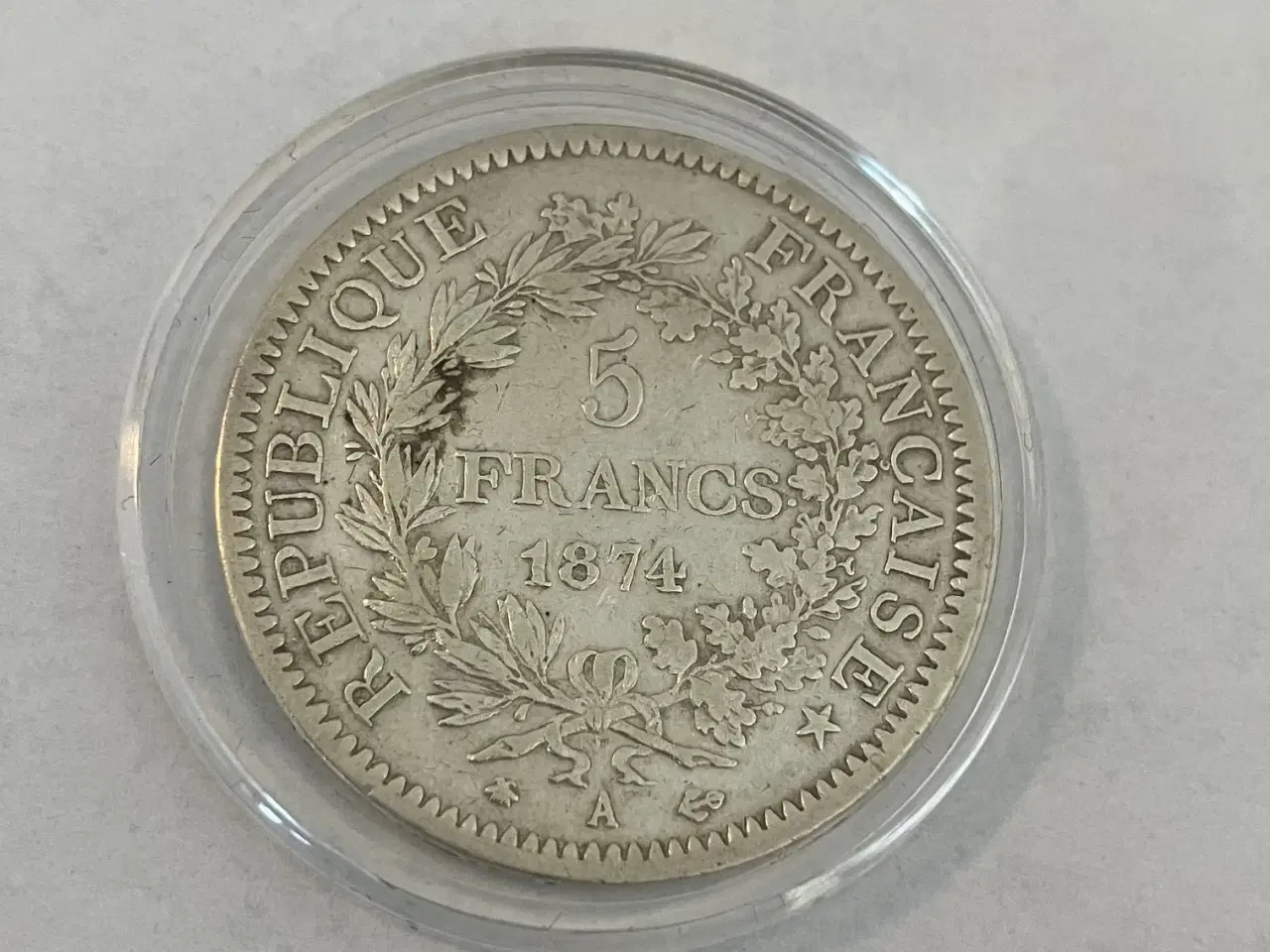 Billede 1 - 5 Francs 1874 A France - Silver