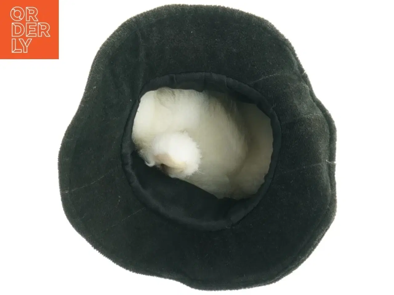 Billede 2 - Sort tryllehat med kanin (str. 31 cm)