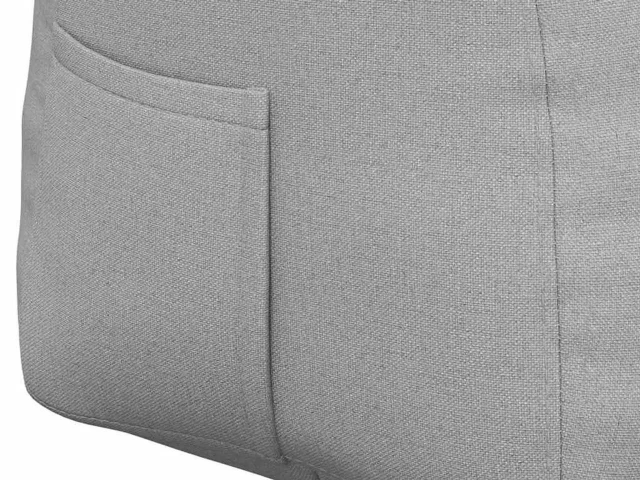 Billede 9 - Rygpude Skygrå 140 x 24 x 50 cm Stof