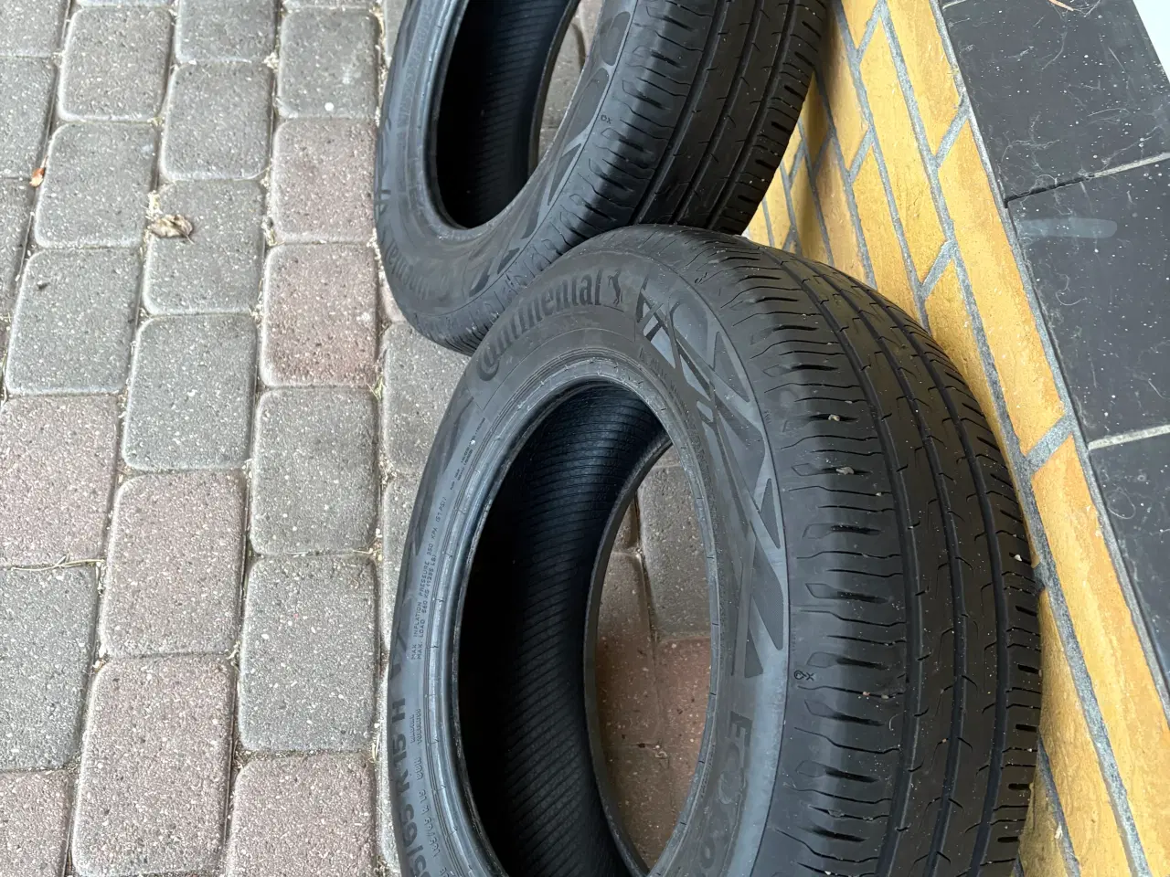 Billede 2 - 2 næsten nye Continental EcoConcact 6 sommerdæk