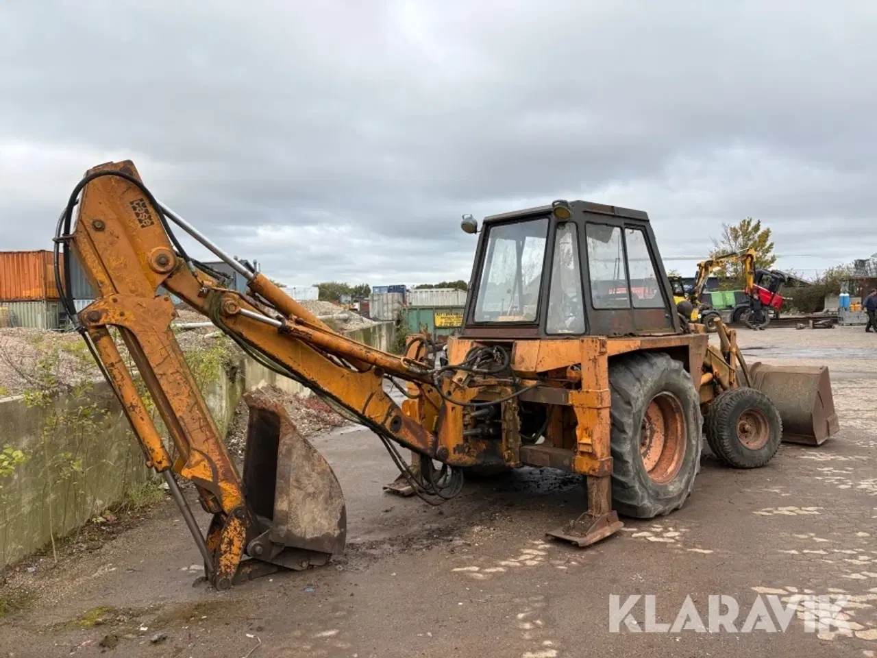 Billede 4 - Rendegraver Case 580F