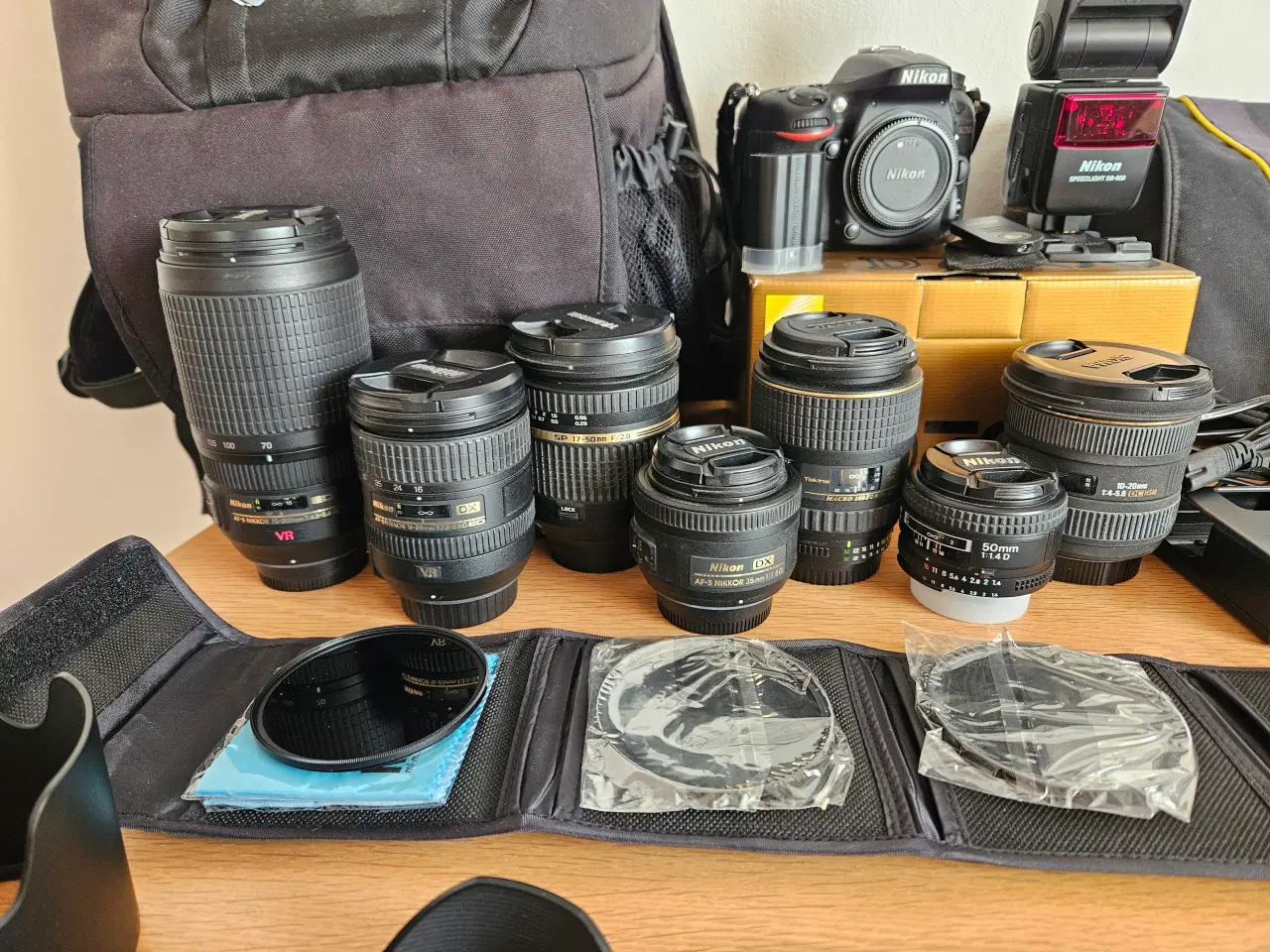 Billede 6 - Nikon D7200 Entusiast-sæt: 7 objektiver, SB-600 bl