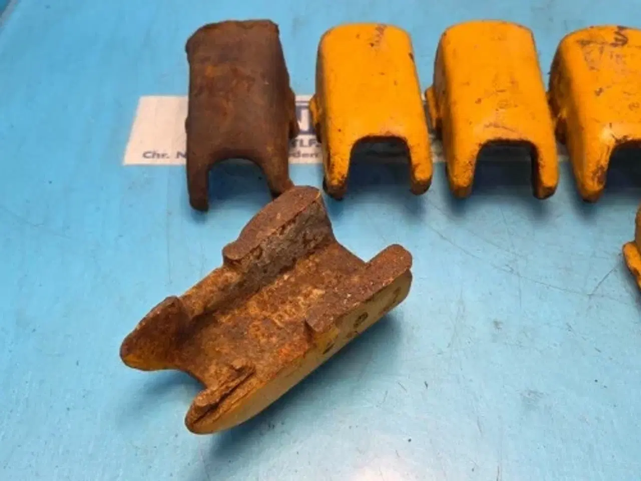 Billede 4 - Hydrema 806 Tænder Til Frontskovl 11 Stk 548113