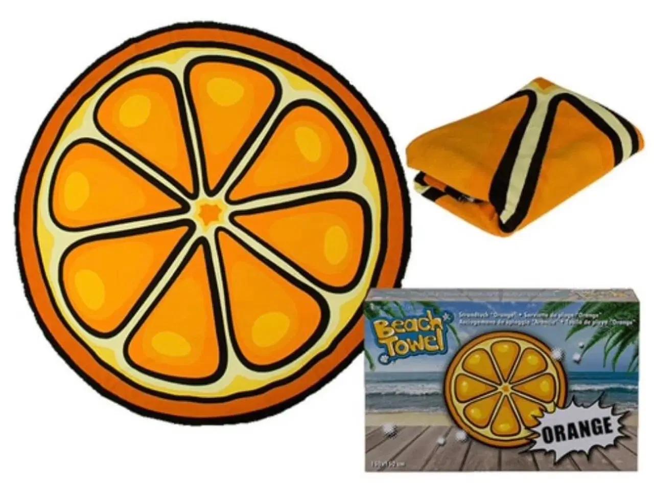 Billede 2 - Appelsin strandhåndklæde 