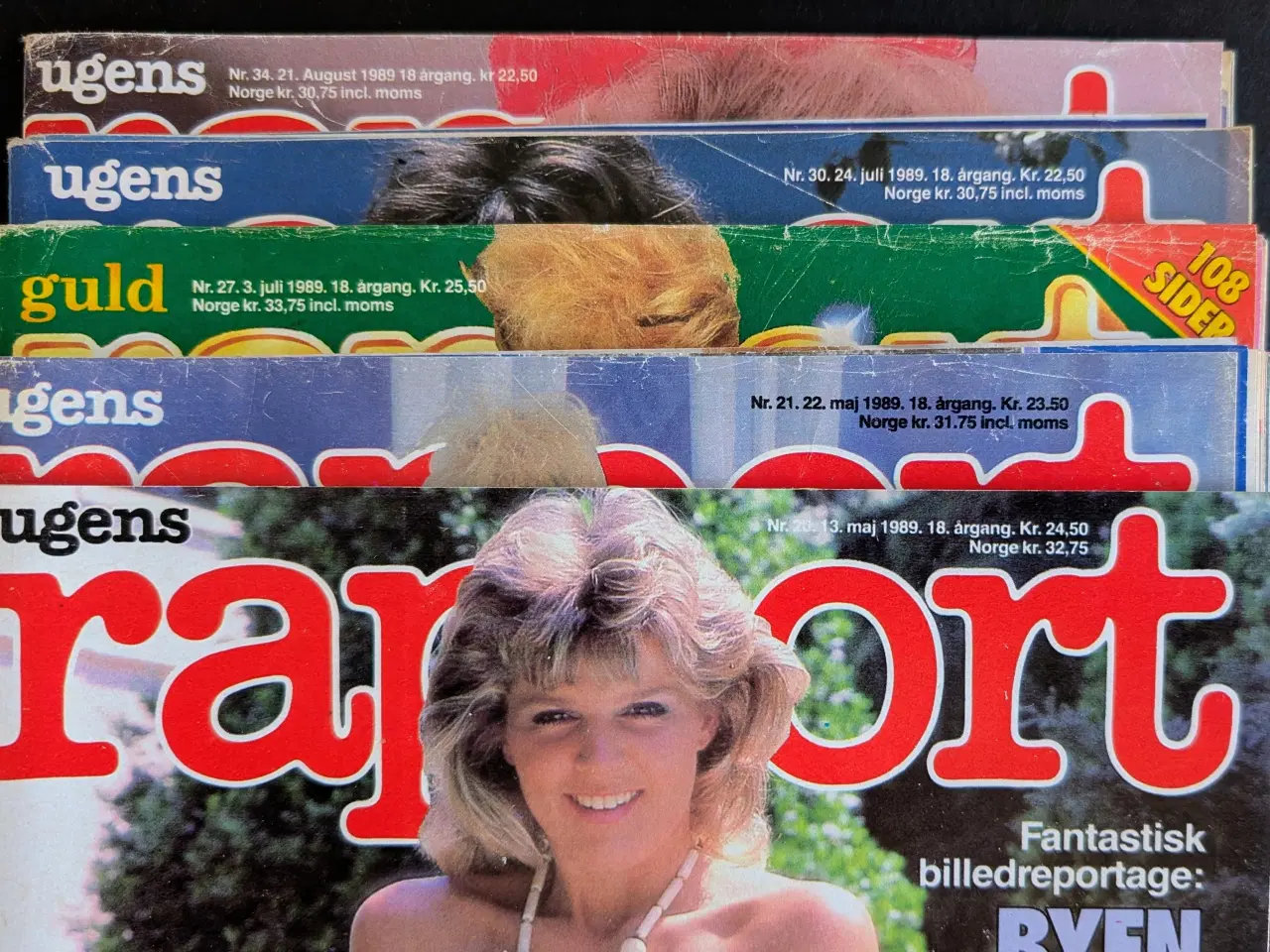 Billede 2 - Ugens Rapport blade fra 1989!
