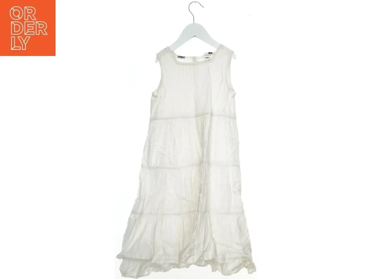 Billede 1 - Ærmeløs hvid kjole fra H&M (str. 128)