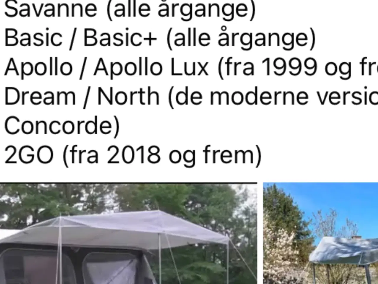 Billede 4 - Solsejl til Camplet classic m/fl årg 2018