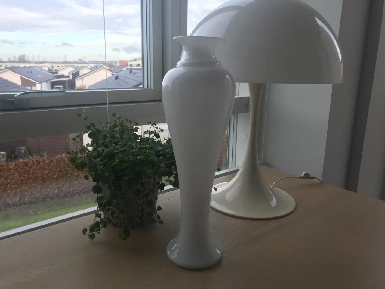 Billede 4 - Korinth vase - Royal Copenhagen - Høj, hvid.