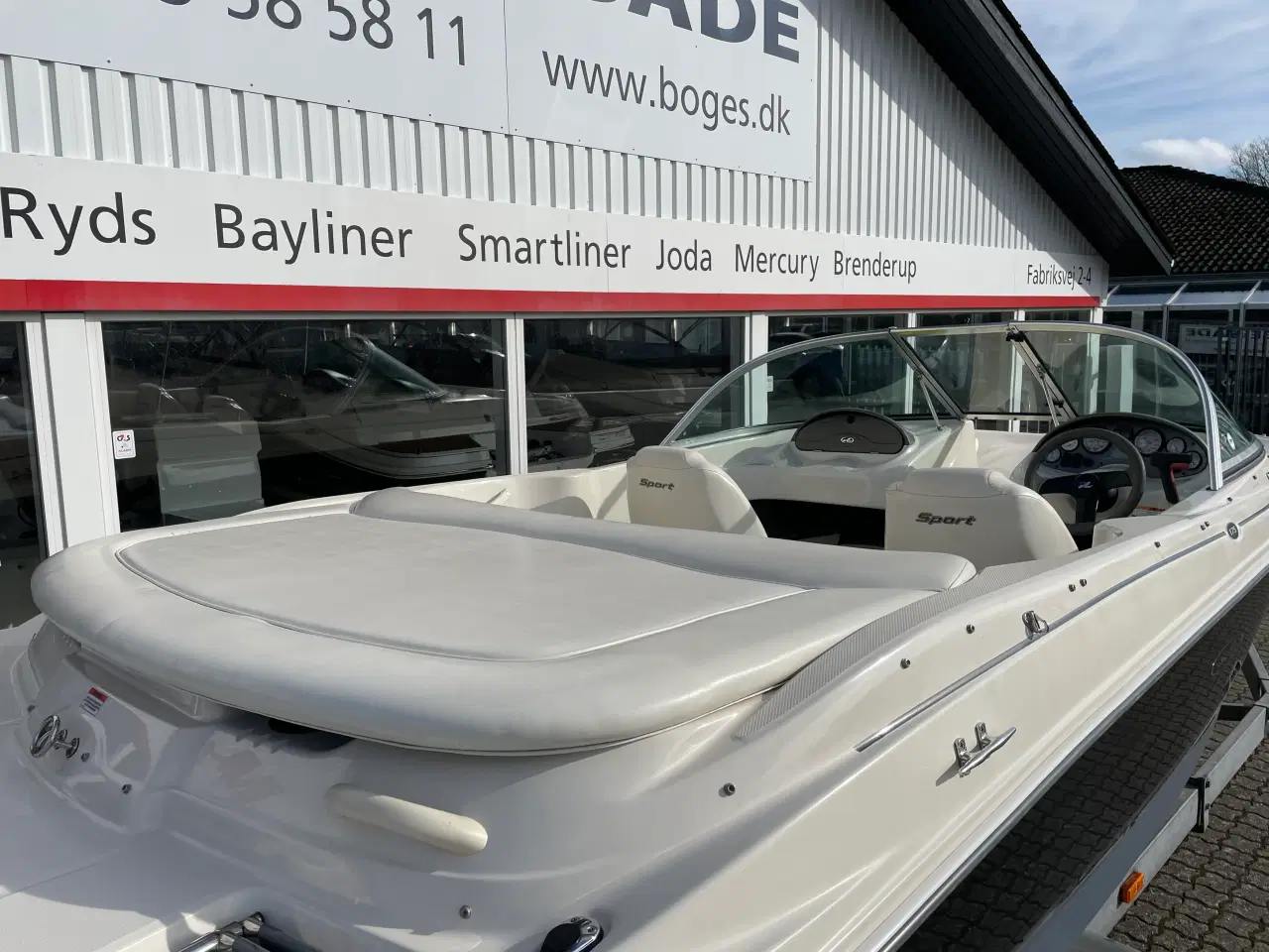 Billede 7 - 175 Sport Bowrider med 135 hk Mercruiser 3,0L 4 takt i/b og 1350 kg Variant bådtrailer