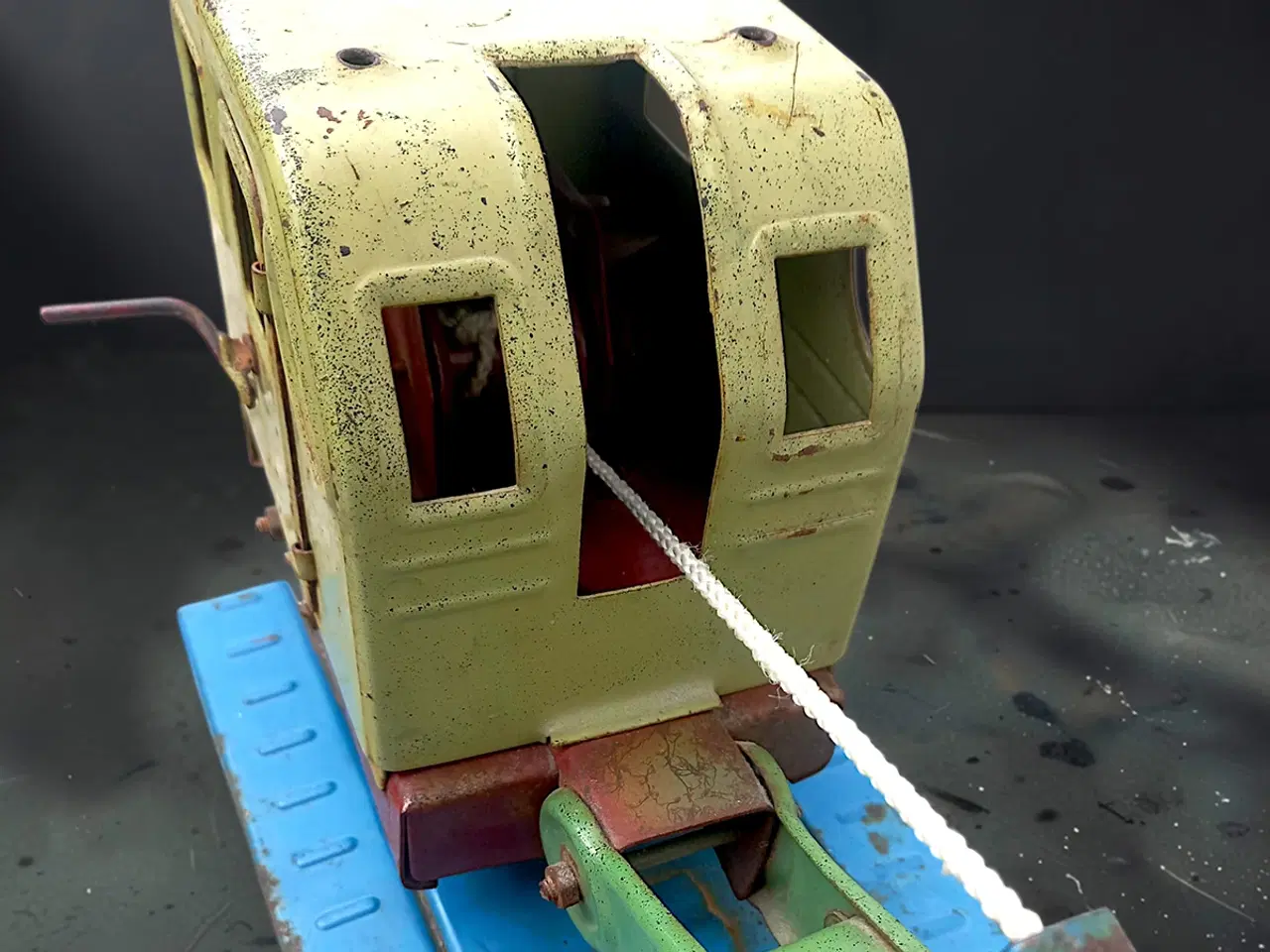 Billede 4 - Sovjetisk bliklegetøj kran AZLK original