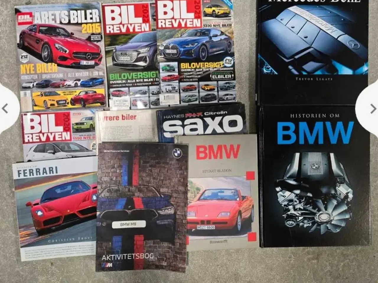Billede 2 - Forskellige bilblade/bøger. Porsche, BMW, Ferrari 