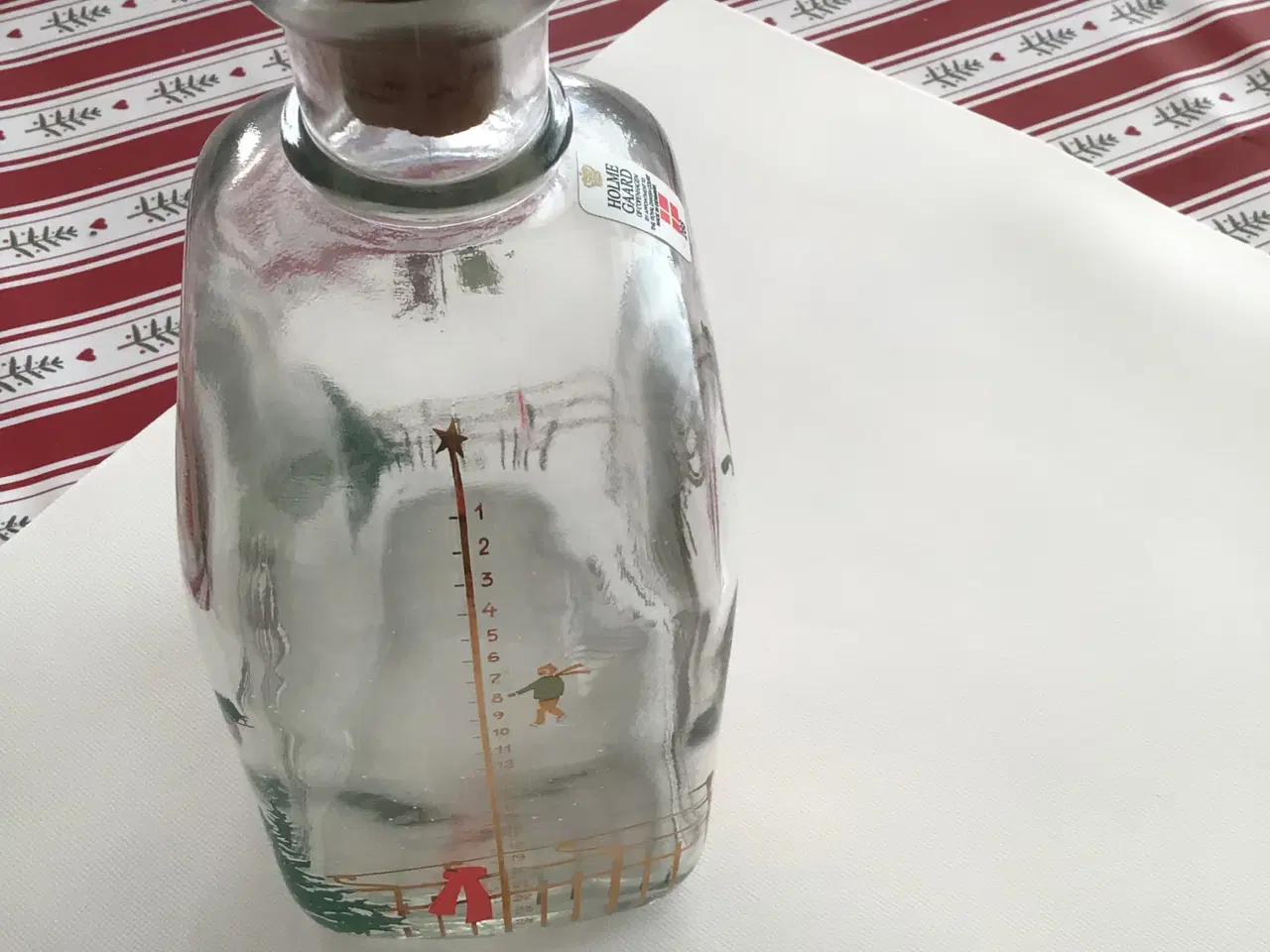 Billede 1 - Holmegård glasflaske