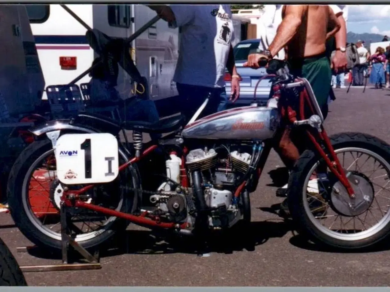 Billede 1 - Motorcykel  INDIAN -  Foto 15 x 10 cm.