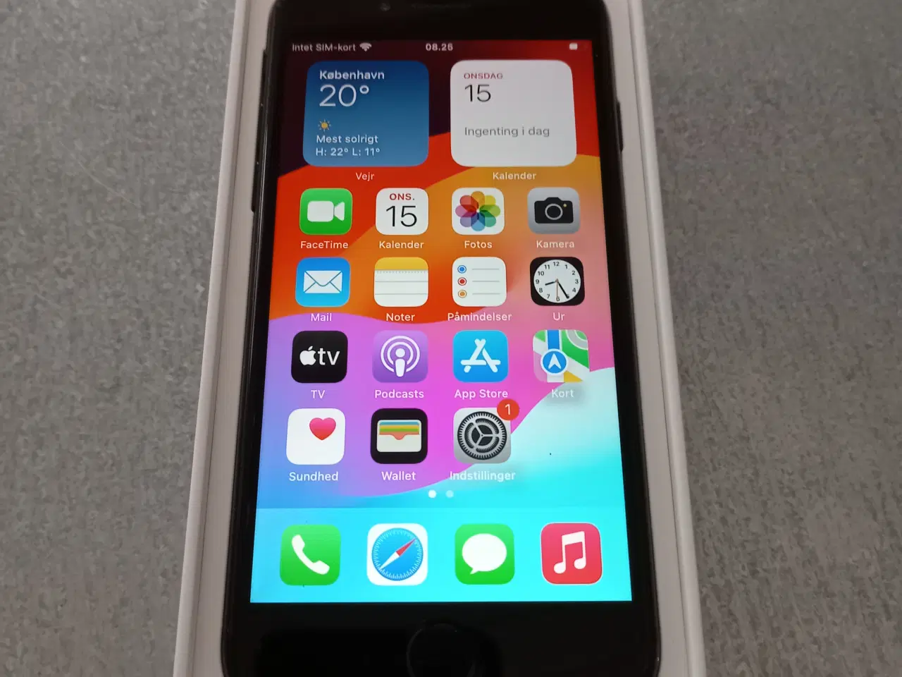 Billede 4 - Flot iPhone SE 2 med godt batteri og nyt cover