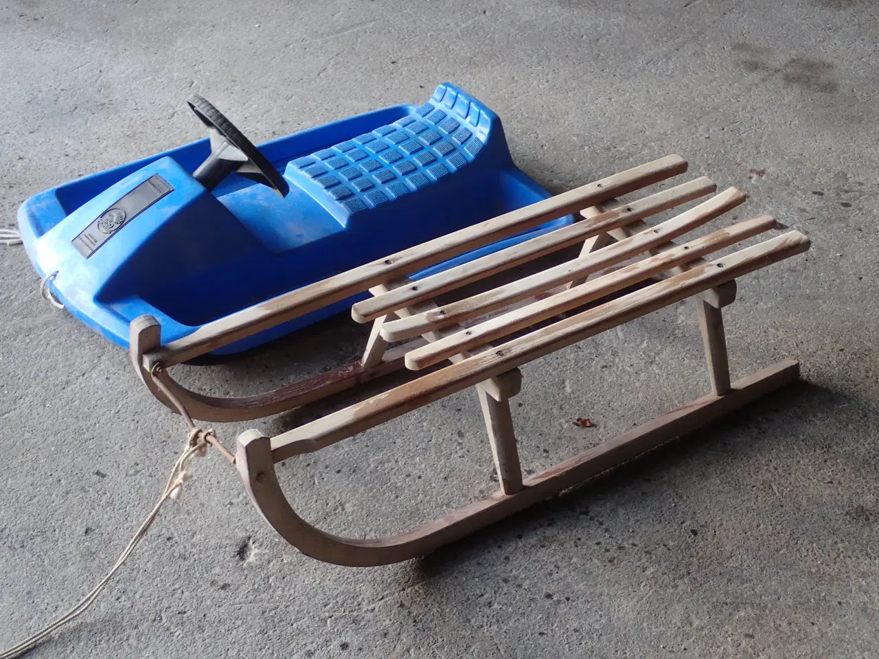 Billede 2 - Kælk og Bobslæde til sneglade børn.