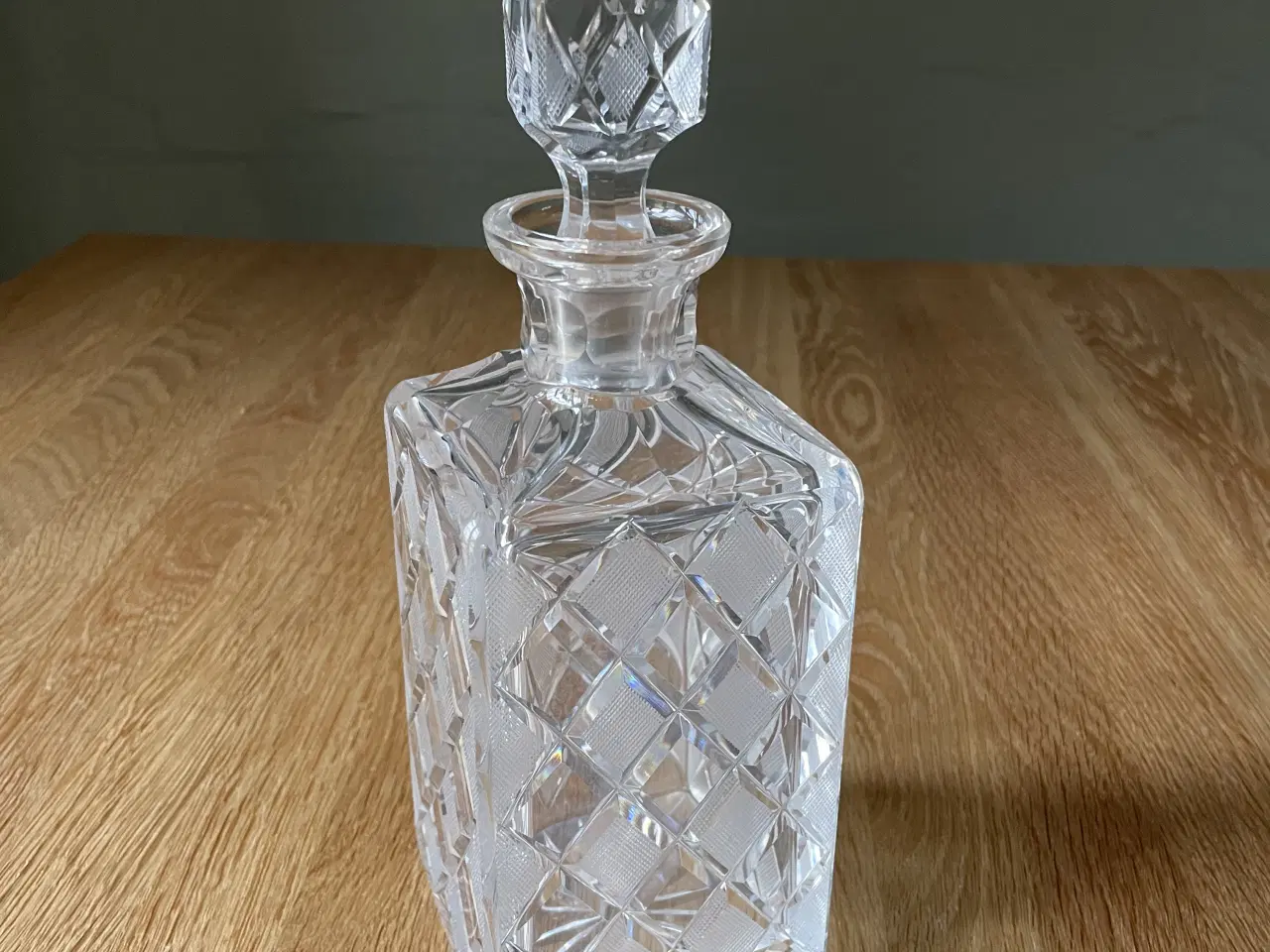 Billede 1 - Karaffel i krystalglas