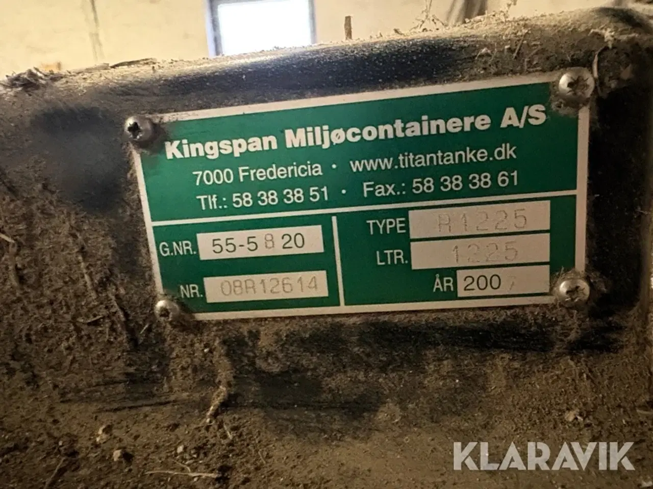 Billede 9 - Olietank Kingspan R1225