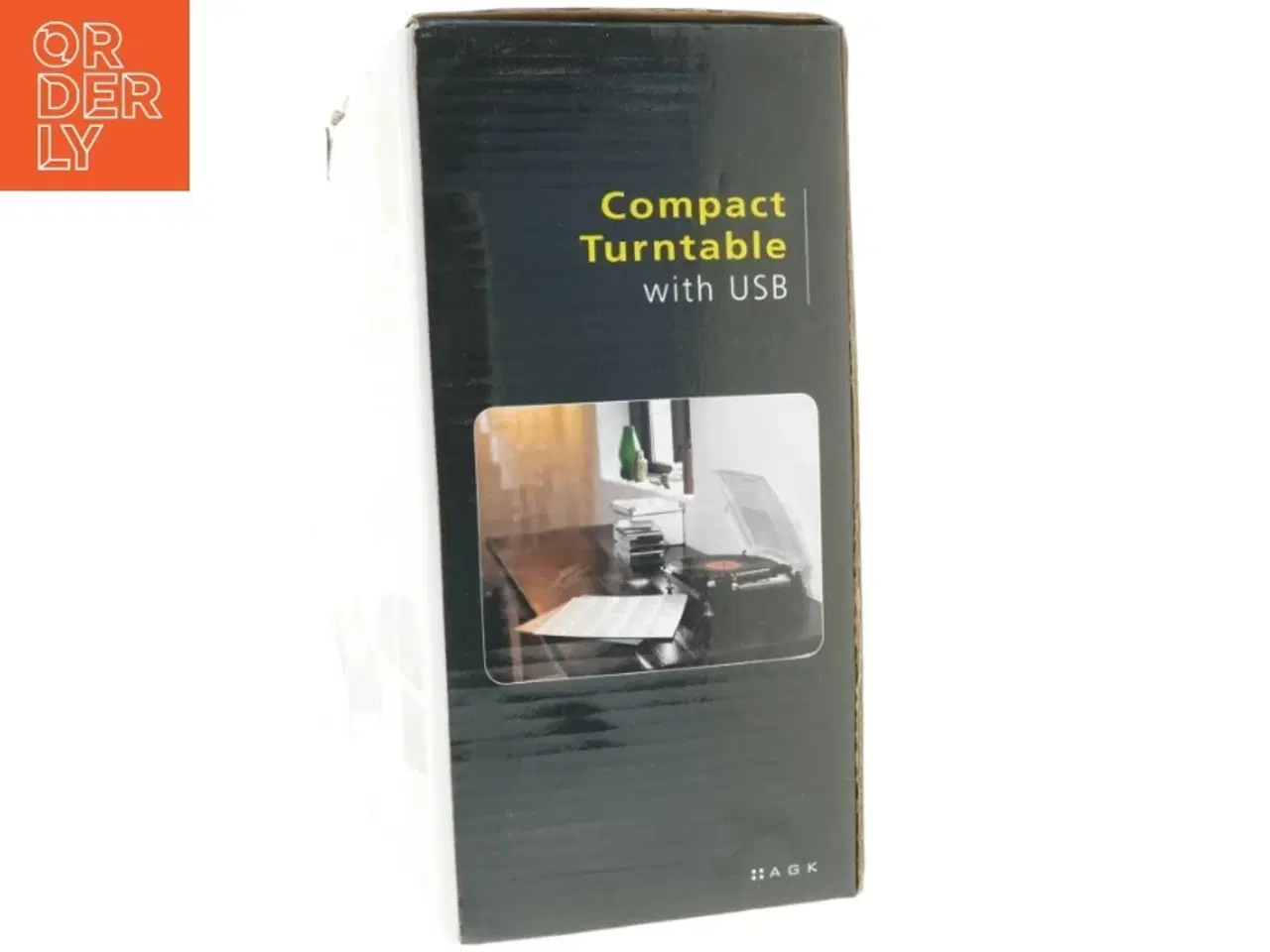 Billede 2 - Kompakt Pladespiller med USB fra Agk (str. 36x32x15 cm)