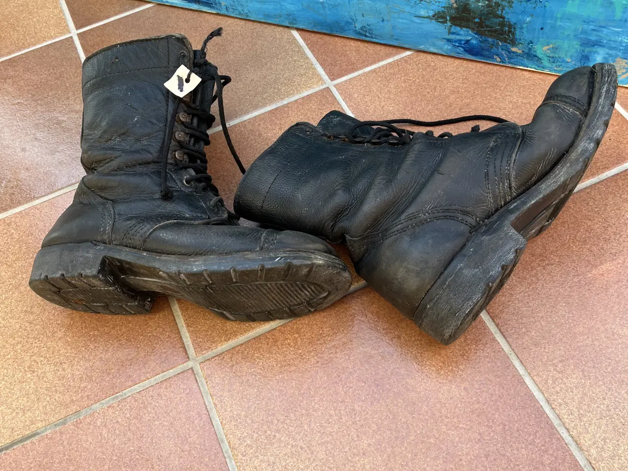 Billede 2 - Militærstøvler brugte i sort