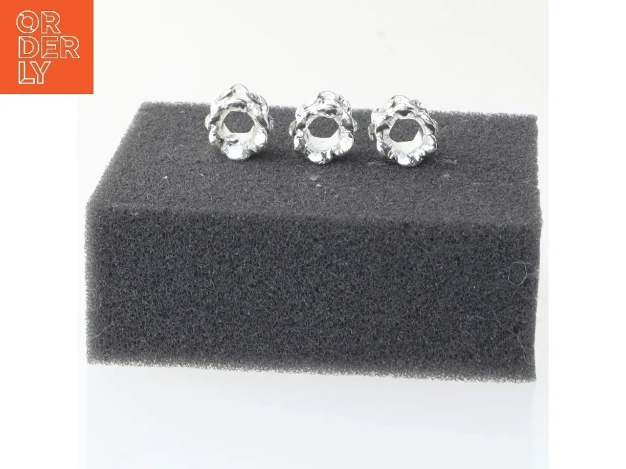 Billede 3 - Rhinestones blomster perler (str. 1 cm)