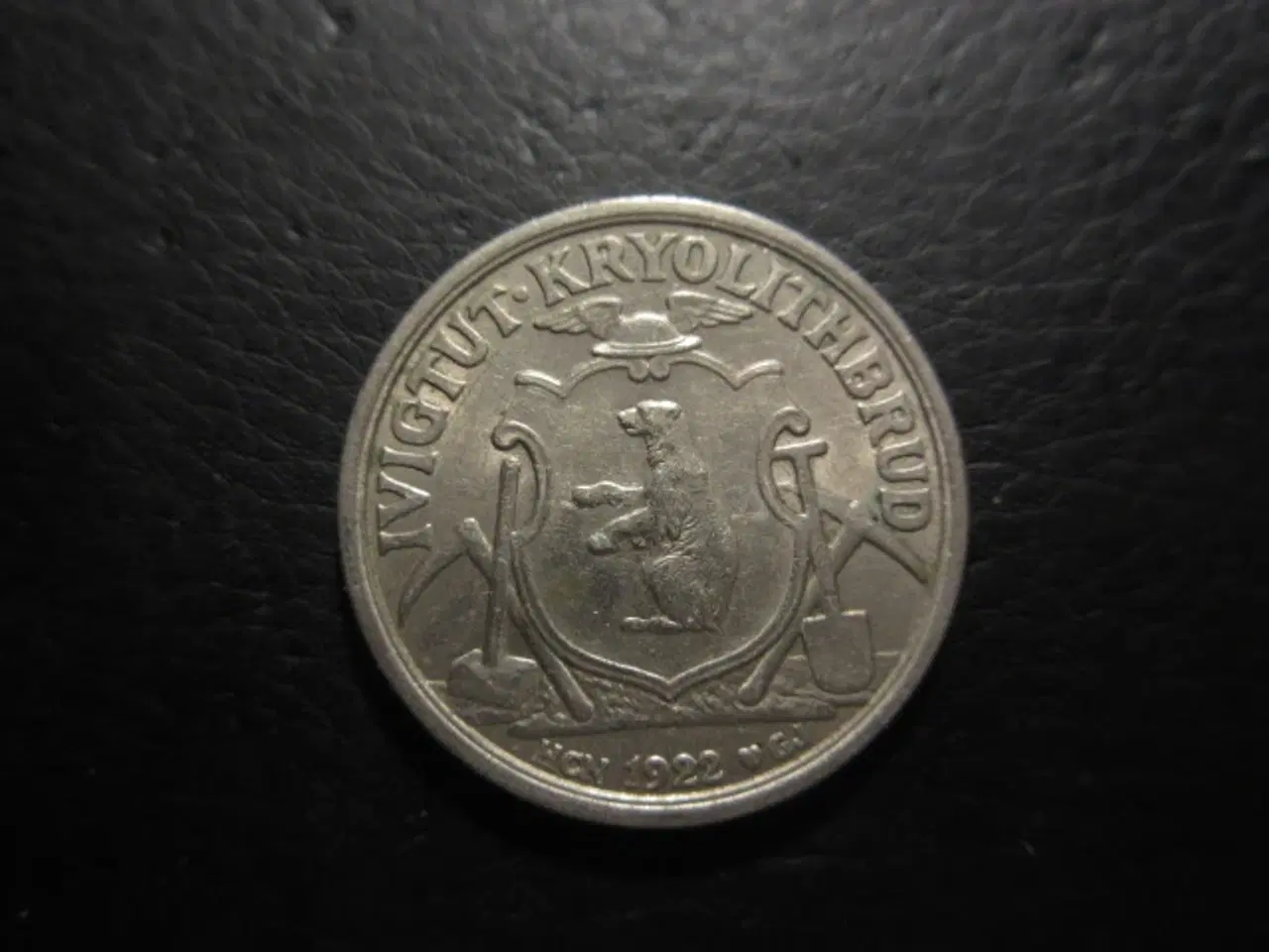 Billede 2 - Grønland 10 kroner 1922 Kryolith FLOT