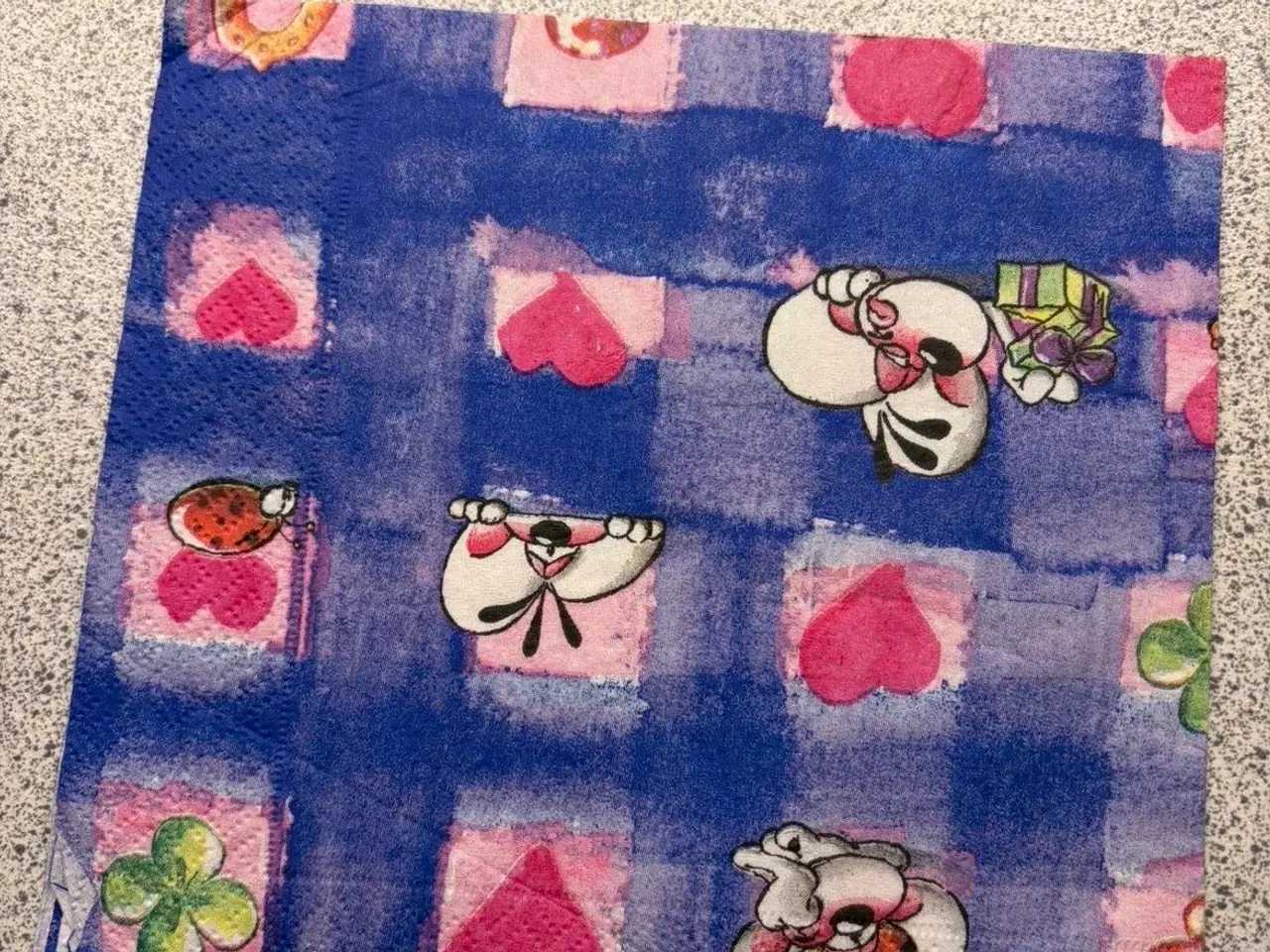 Billede 4 - Diddl serviet og skoleskema 