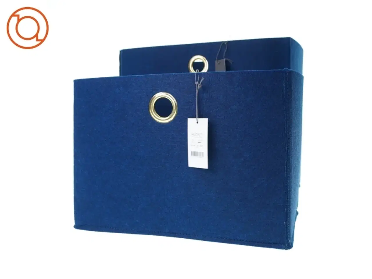 Billede 3 - Stof kasser fra Hübsch (str. 40 x 24 og 35 x 20)