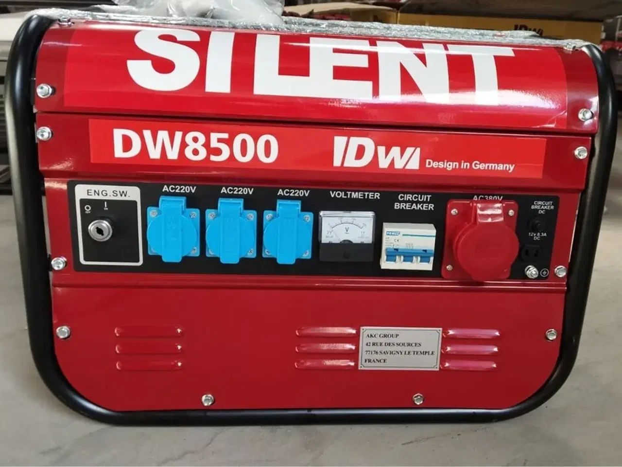 Billede 1 - Generator med 6.5 hk benzin motor.