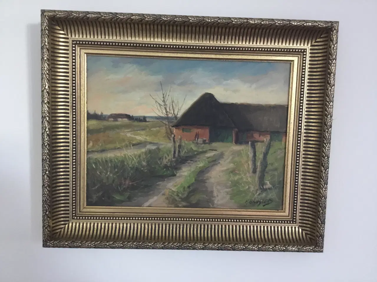 Billede 1 - Flot maleri af Handsted