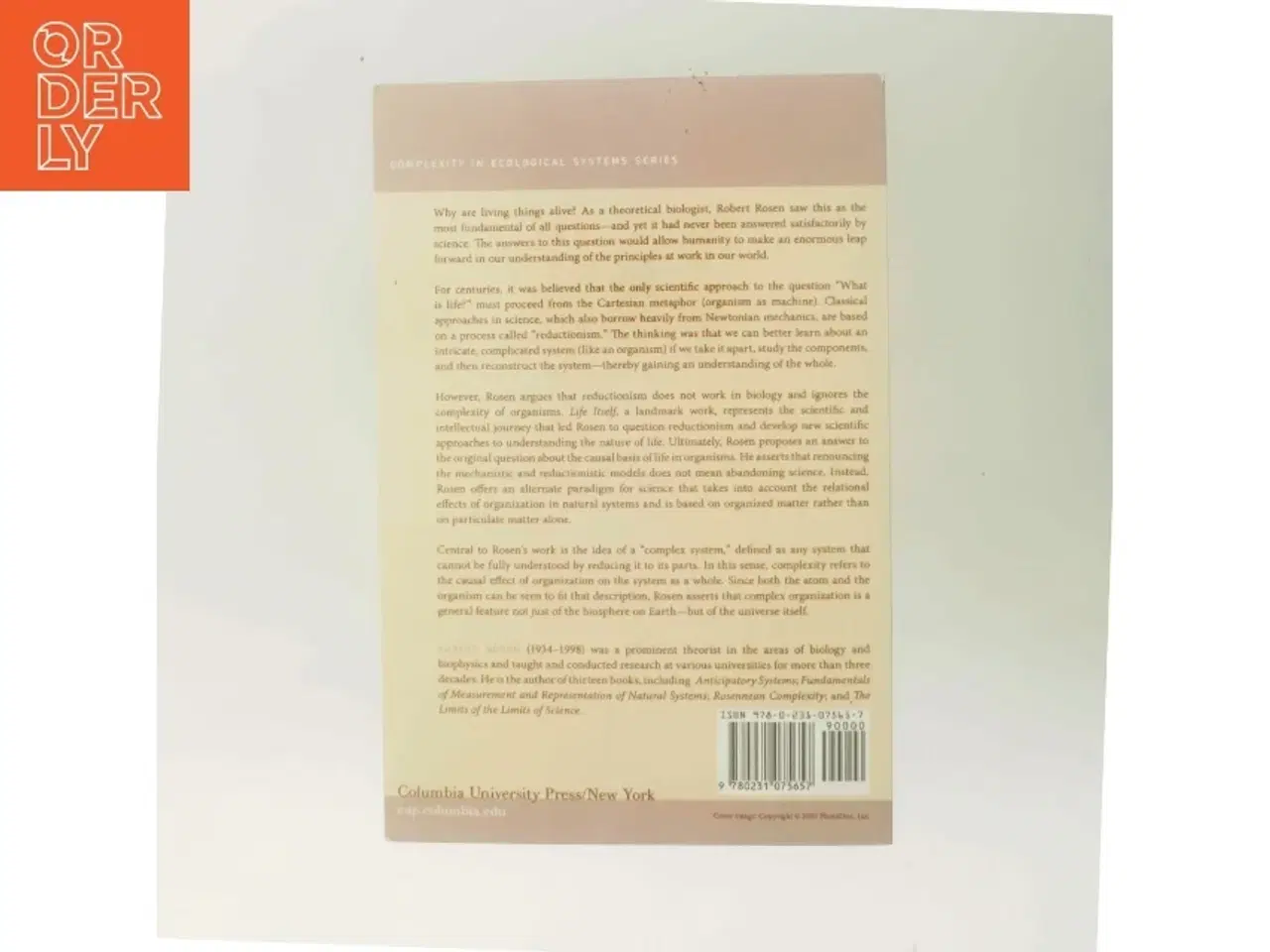 Billede 3 - Life Itself af Robert Rosen (Bog)