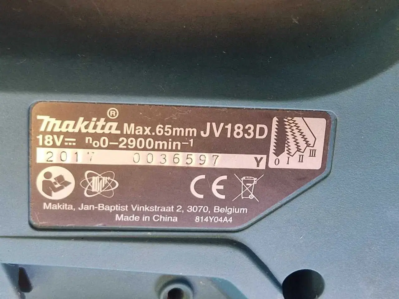 Billede 5 - Makita stiksav. Batteri kan købes med