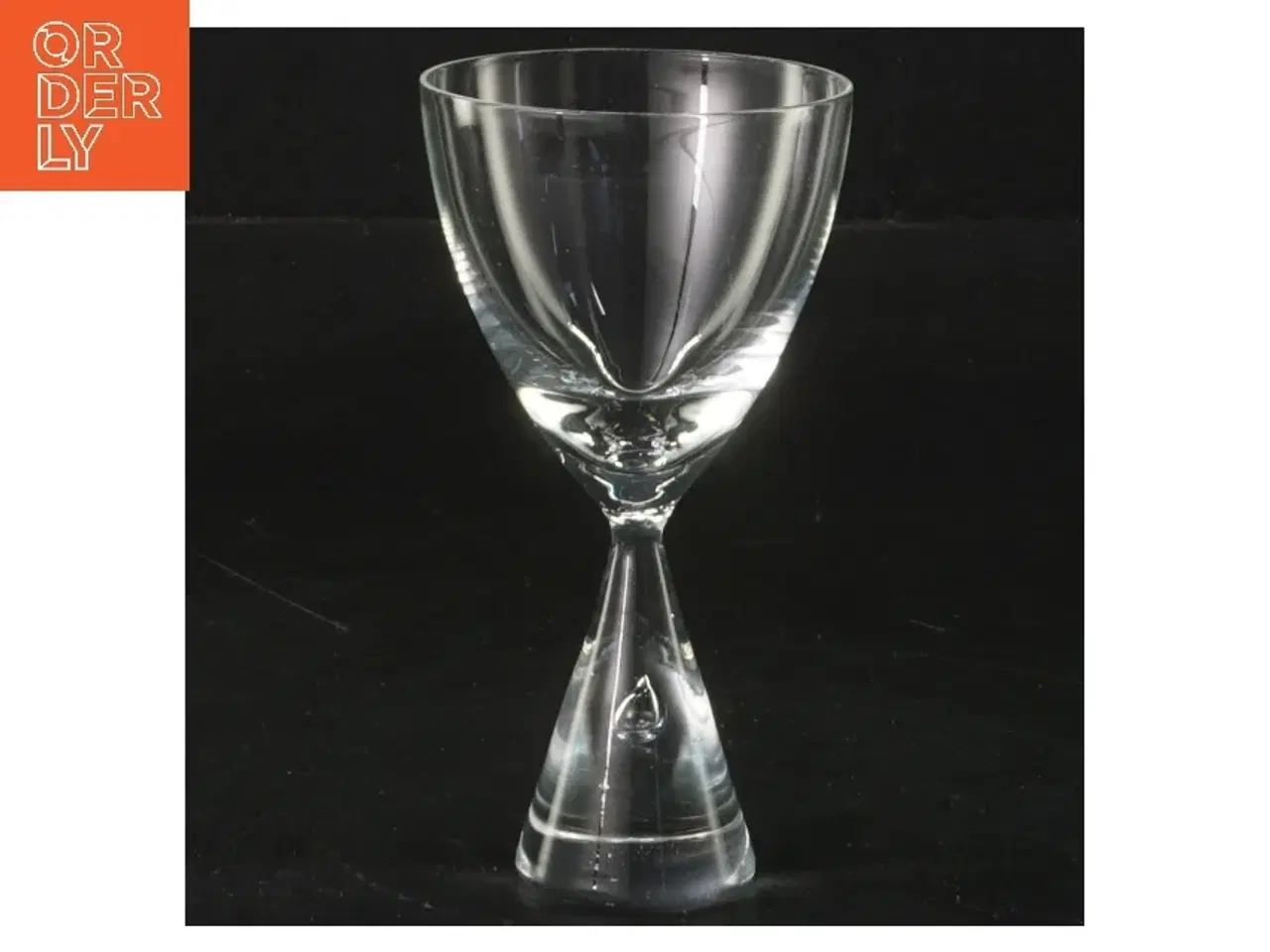 Billede 1 - Holmegaard Princess glas med konisk bund (str. Ø 6 cm længde 11 cm)