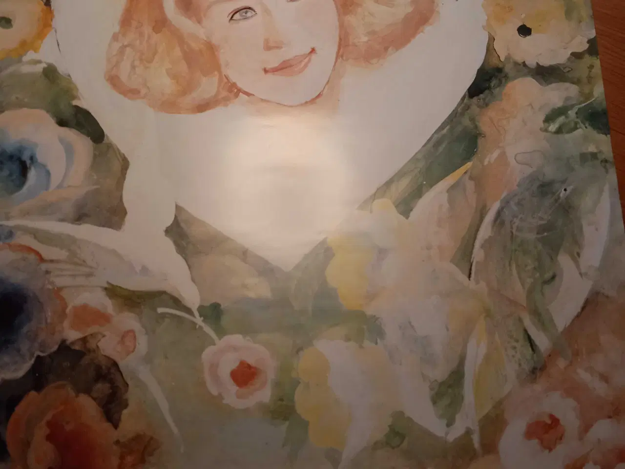 Billede 1 - Maggi Baaring signeret plakat Send et kærestebrev