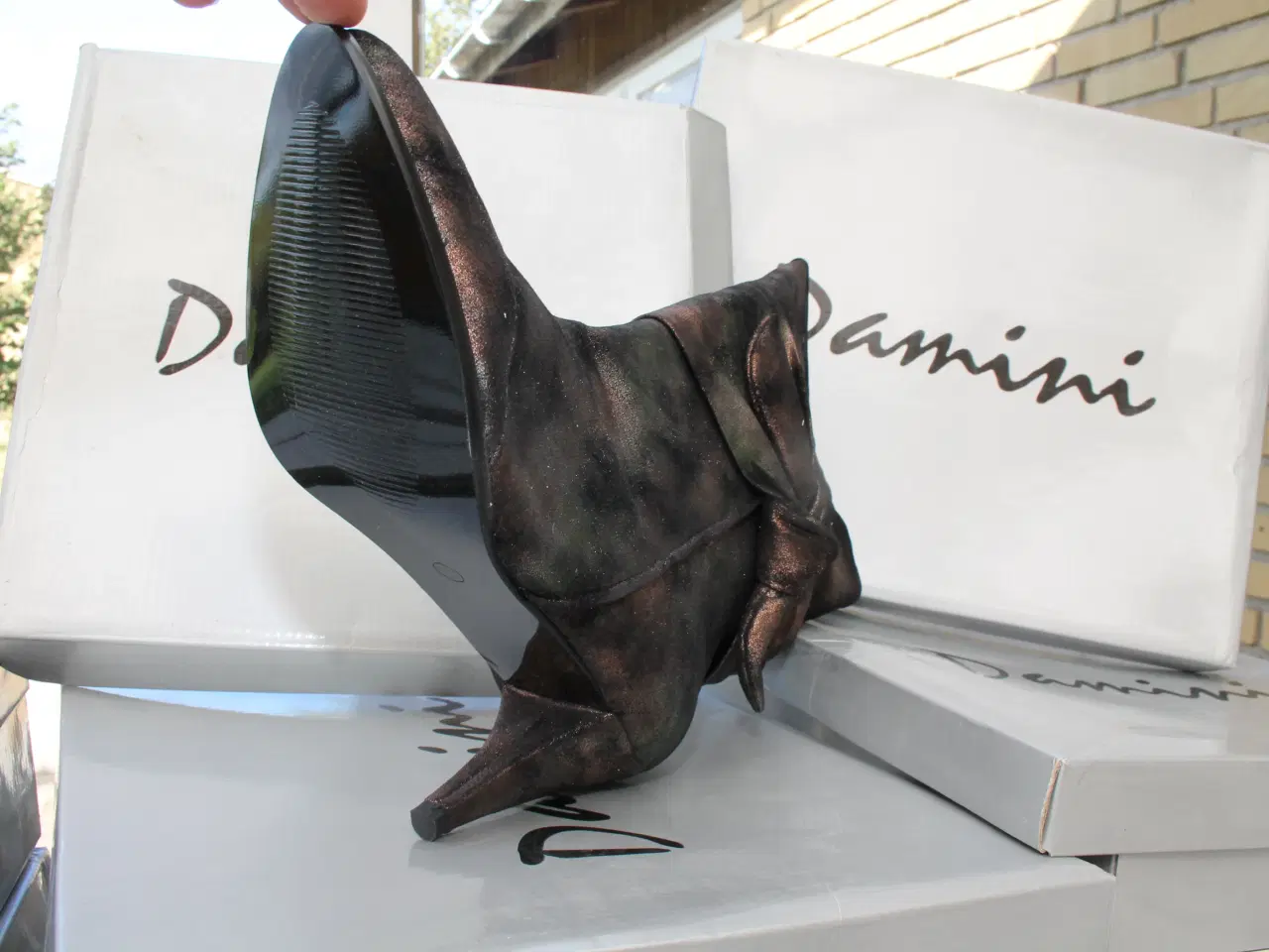 Billede 11 - 50 par nye 2 farvet damestøvler