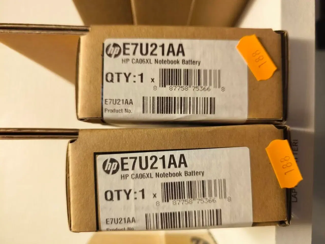 Billede 1 - 2 stk. HP CA06XL batterier til bærbar PC (ubrugt)