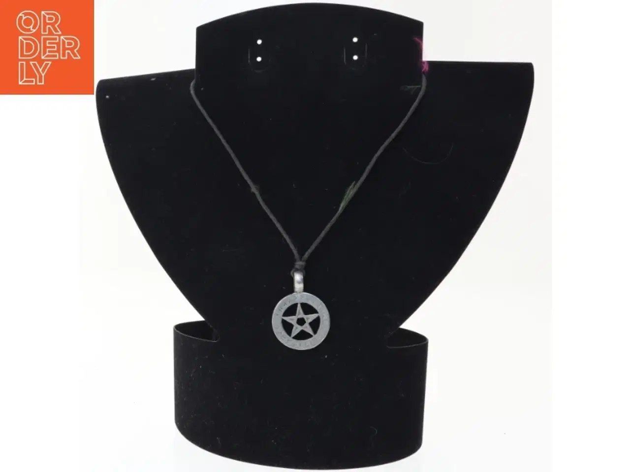 Billede 1 - Stjerne vedhæng med halskæde (str. 70 cm)