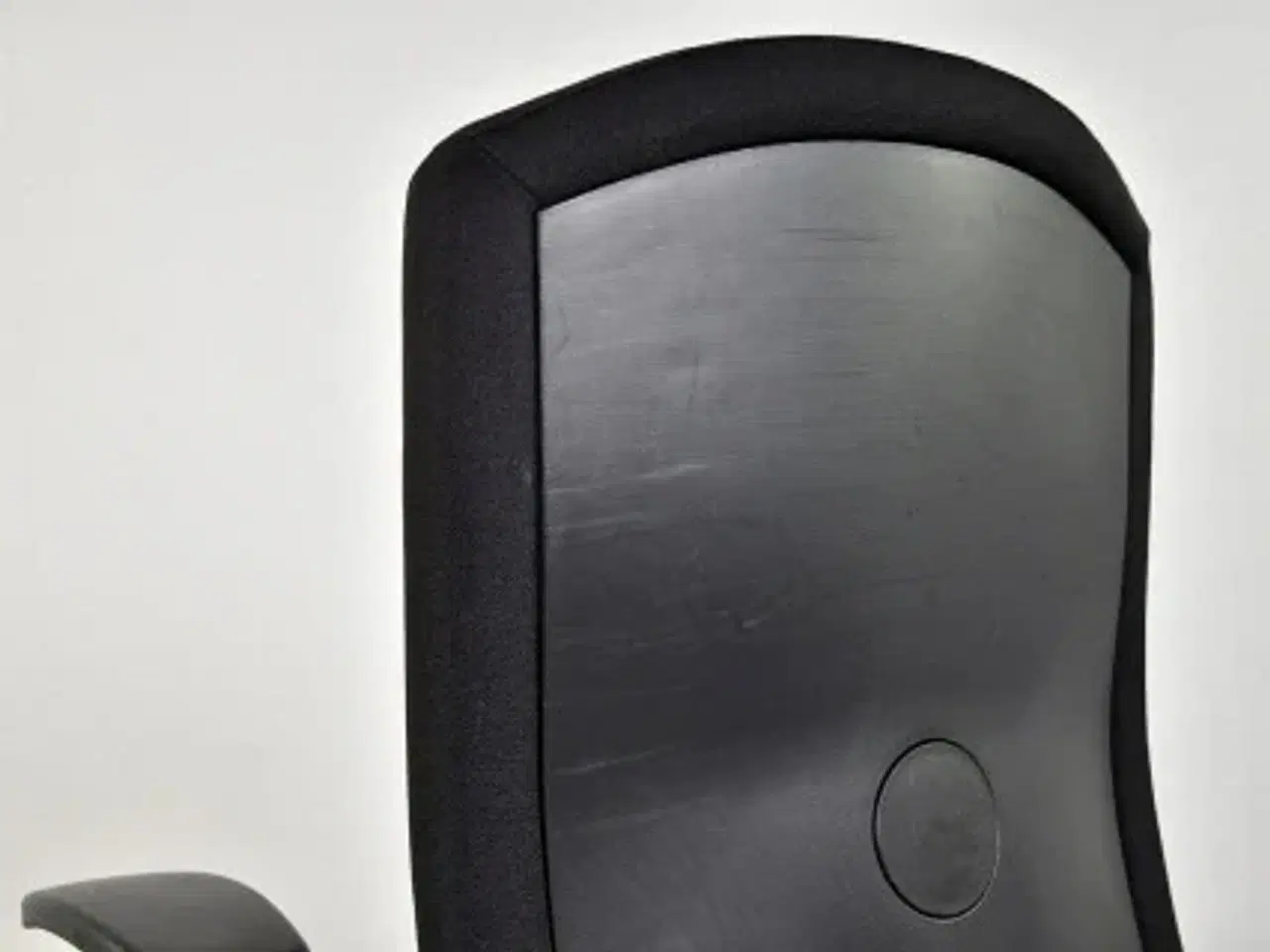 Billede 9 - Köhl kontorstol med sort polster og armlæn