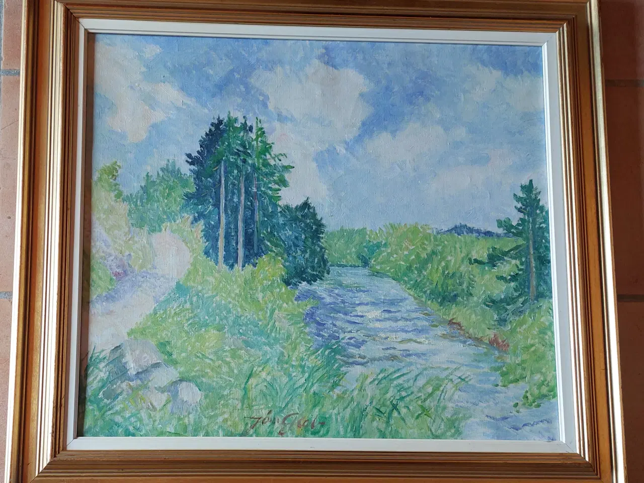 Billede 1 - JØRN GLOB - ( 1913 - 1988 ) - oliemaleri