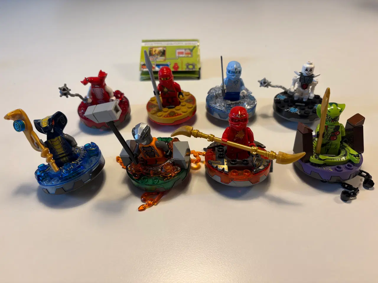 Billede 1 - LEGO Ninjago Spinner Lot – 8 originale figurer
