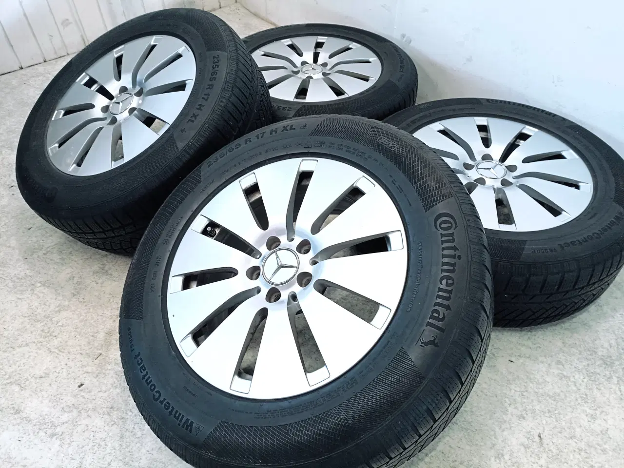 Billede 2 - 5x112 17" ET36 nav 66,6ø MERCEDES fælge inkl.TPMS