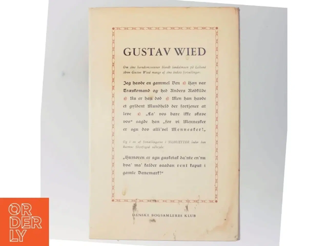 Billede 3 - Lystige Historier af Gustav Wied (Bog)