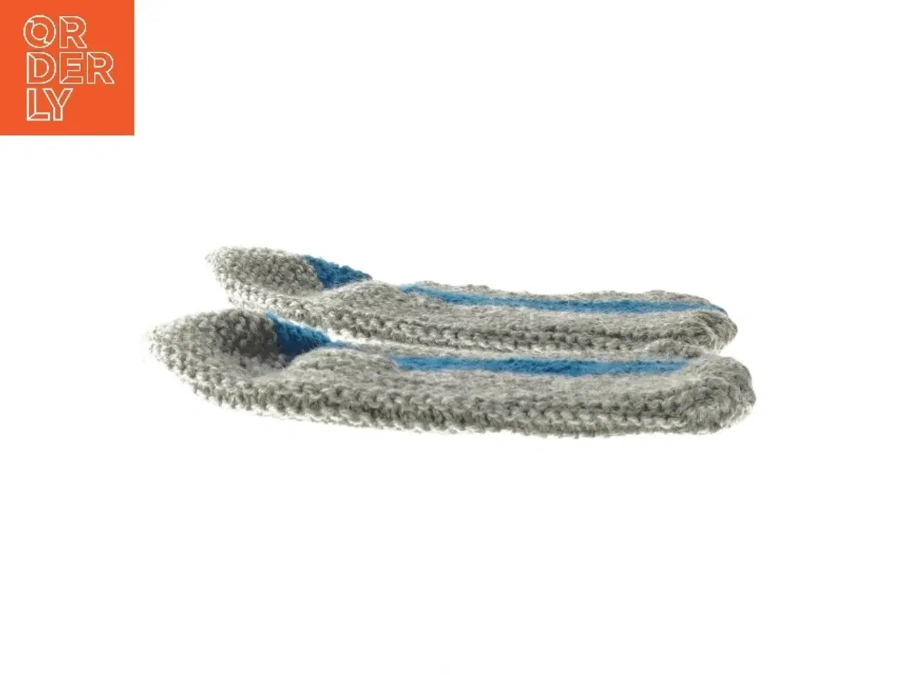 Billede 2 - Strikkede hjemmesko til børn (str. 19 cm)