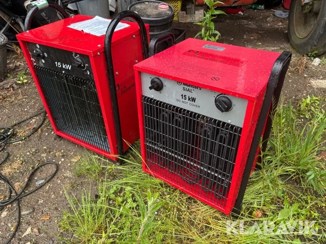 Billede 1 - Varmeblæser Kongskilde S15 1650 & RPL15FT