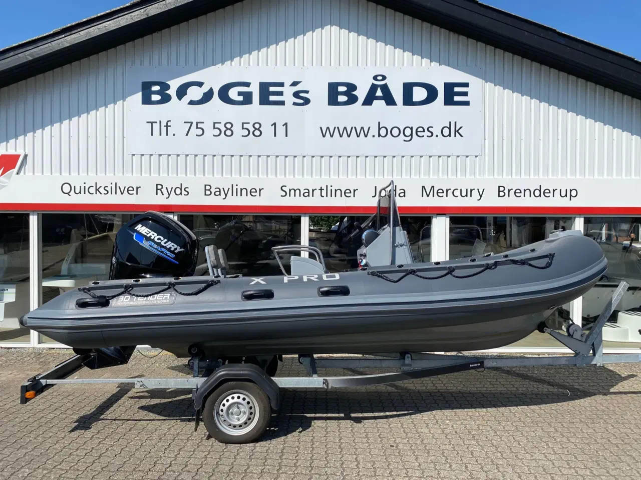Billede 1 - X-PRO 535 RIB med F75 hk Mercury SeaPro 2,1L 4 takt EFI - TILBUD