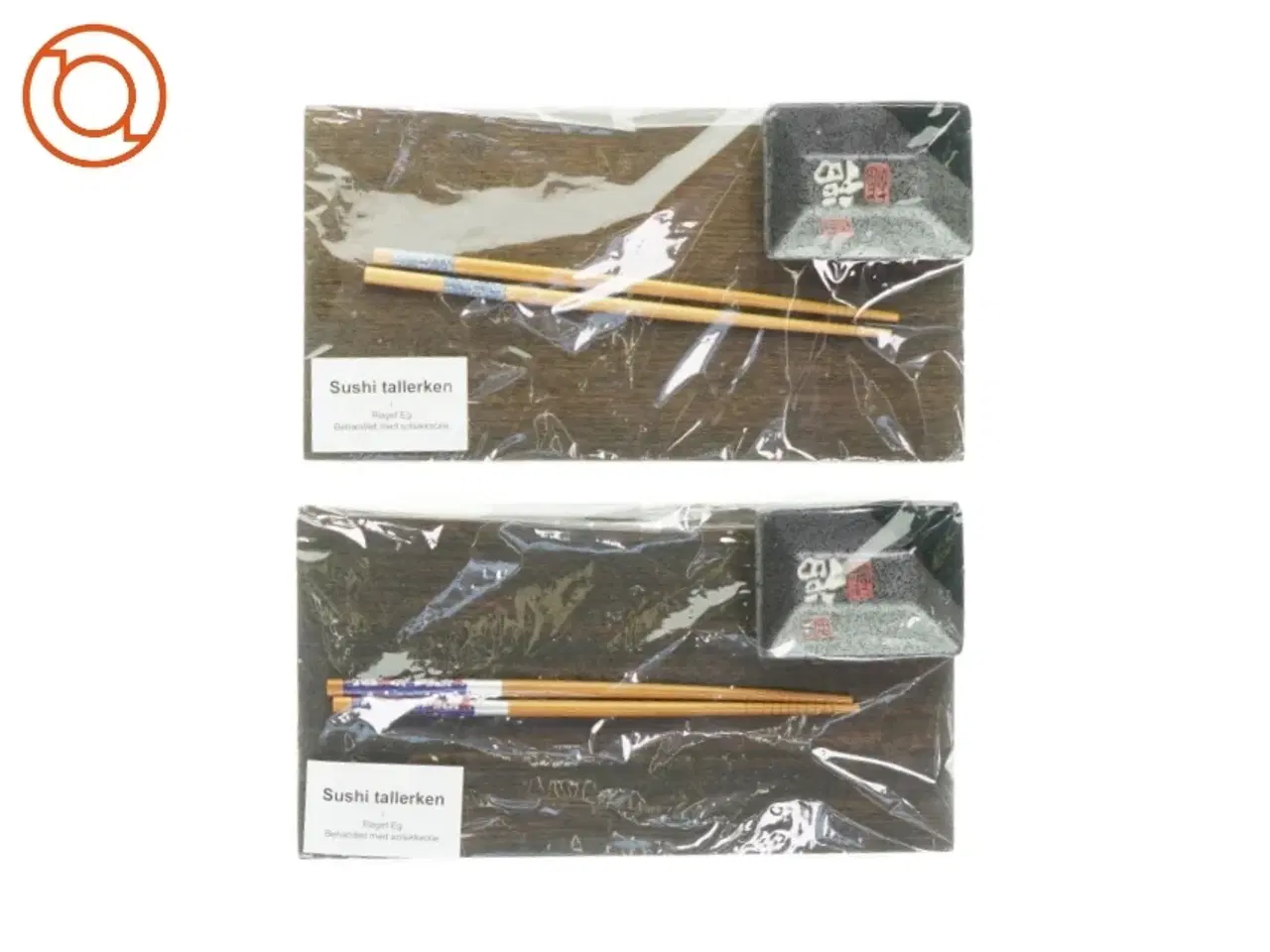 Billede 1 - Sushi tallerkner (2 stk) (str. LB: 30x17 cm)
